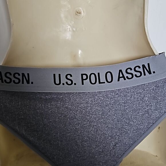 U.S Polo Assn.2 Pack Brief Underwear Small Gray/ Pink - Picture 7 of 16